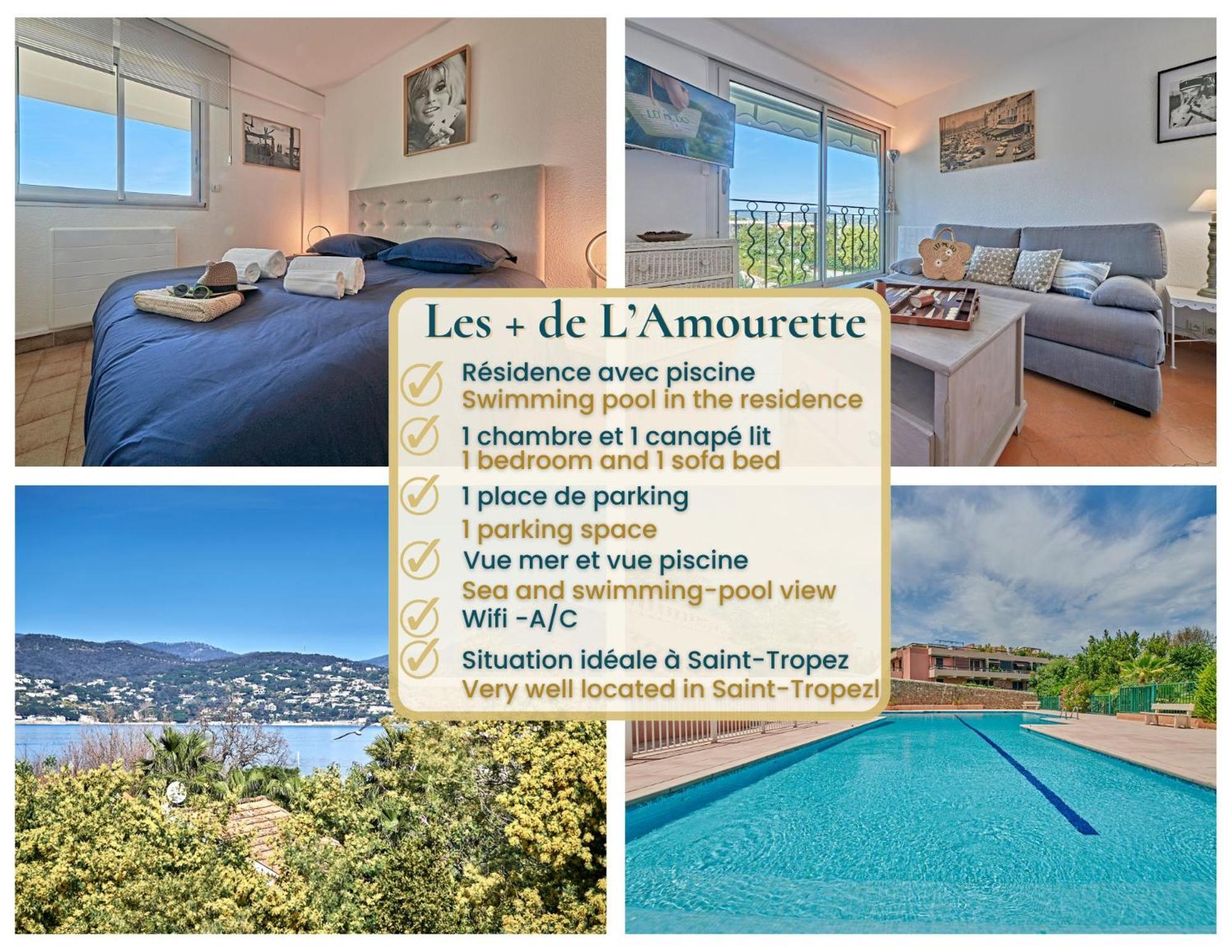 L'amourette - 4 Personnes - Piscine Parking Apartamento